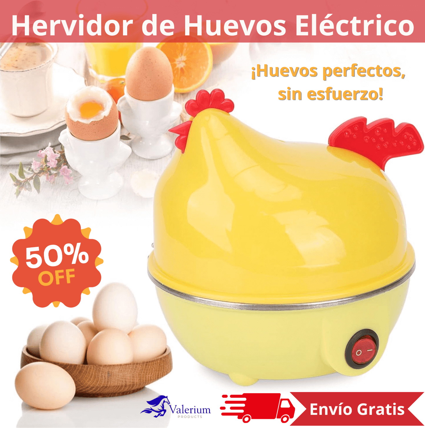 Hervidor de Huevos Eléctrico
